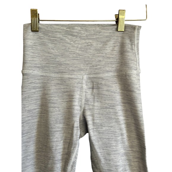 Lululemon Wunder Under Crop High Rise 21" Size 4 Wee Are From Space Nimbus - Picture 3 of 9